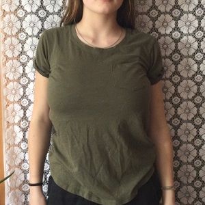 Green t-shirt